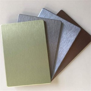 Brushed Aluminium Composite Panel sheet / ACP