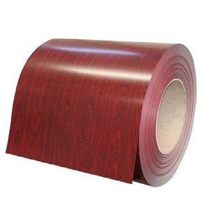 China PVDF wood grain coated aluminum coil Manufacturer