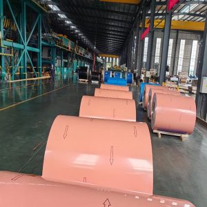 Color coated aluminum coil