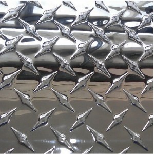 5052 6061 6063 7075 Chequered Aluminium diamond Plate 0.8-300mm Thickness For Boat Deck -