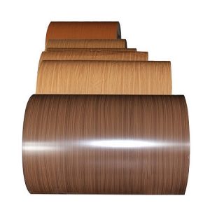 China PVDF wood grain coated aluminum coil Manufacturer