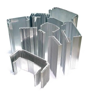 Custom industrial aluminium extrusion profiles -