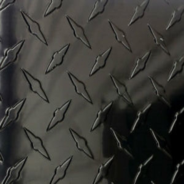 anodized black aluminum checker plate